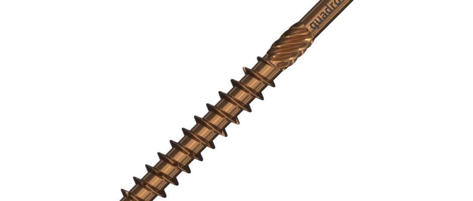 TERRIX ANTIK brown stainless steel decking screw